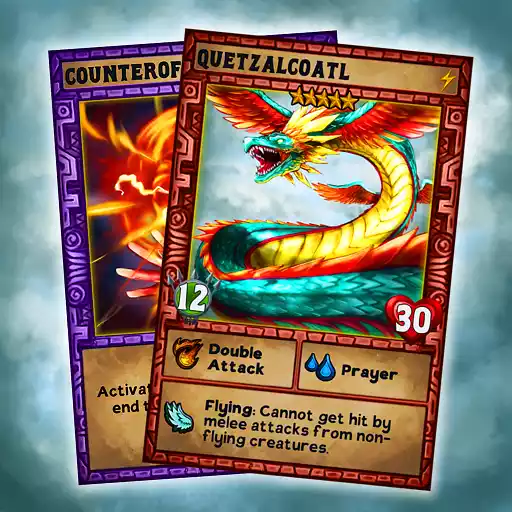 Quetzal – Card Duel CCG MOD APK (Menu, Godmode, Free Card Upgrade)